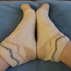 Women’s fuzzy socks used